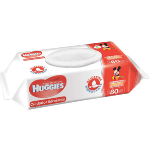 Toallitas Humedas Huggies Cuidado Hidratante 80 Piezas