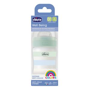 Biberón Chicco Well Being Colors Verde 0-2 Meses 5 Oz / 150 mL
