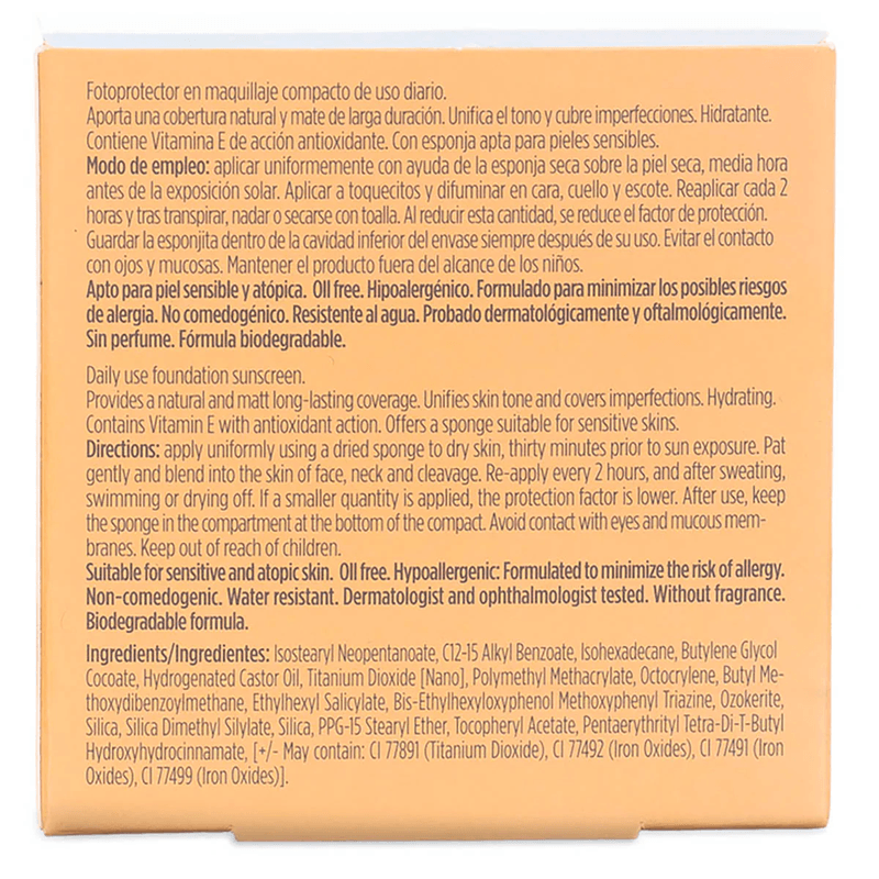 FotoprotectorIsdinSPF50CompactArena