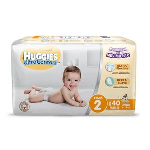Huggies Ultra Confort Et 2 Chico 38 Piezas