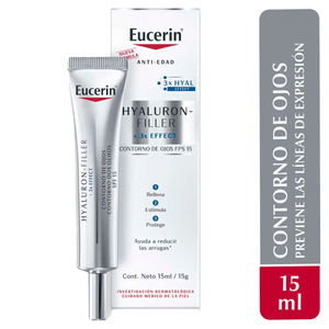 Eucerin Hyaluron Filler Contorno Ojos Anti-Edad 15 mL