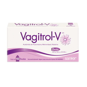 Vagitrol-V 0.50 mg / 500 mg 10 Ovulos