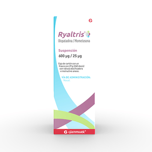 Ryaltris Suspension 600 mcg / 25 mcg Frasco con 29 g / 240 Dosis