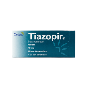 Tiazopir 10 mg 28 Tabletas Liberacion Prolongada