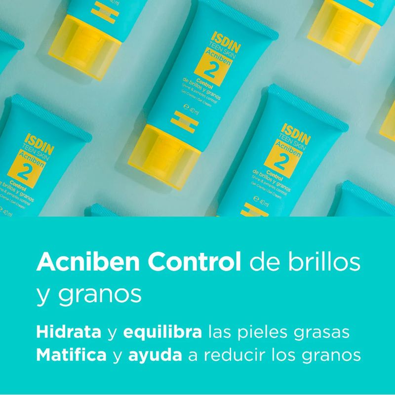 Isdin-Teen-Skin-Acniben-Control-de-Brillos-y-Granos-Gel-40-mL