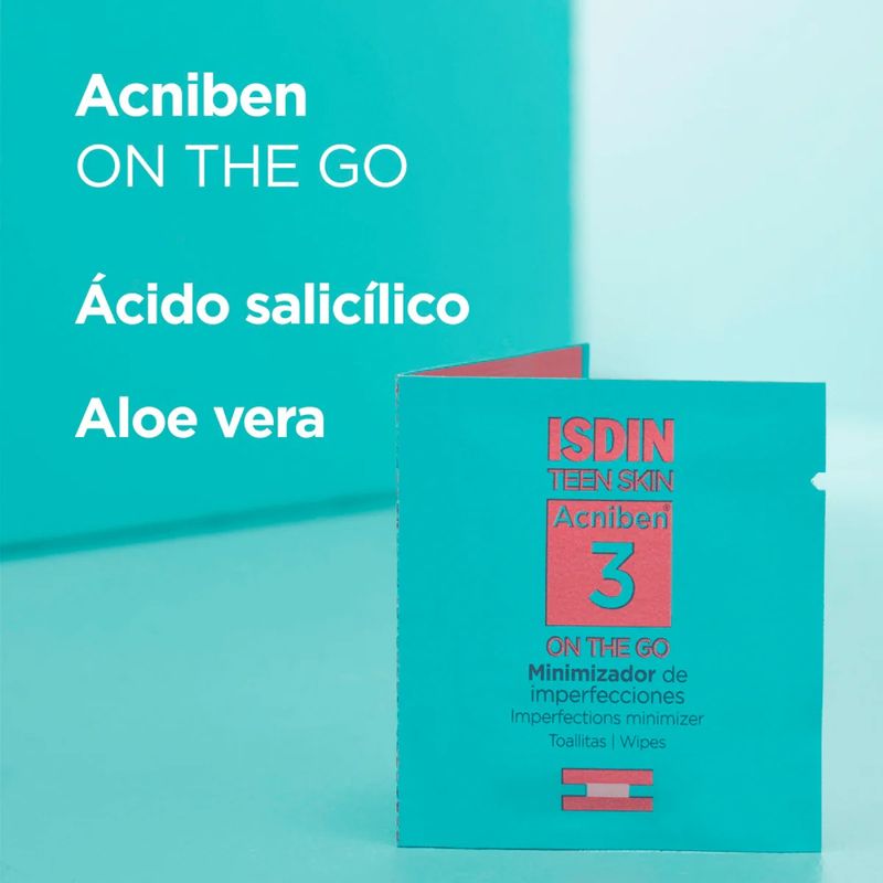 IsdinTeenSkinAcnibenOntheGoToallitas30piezas
