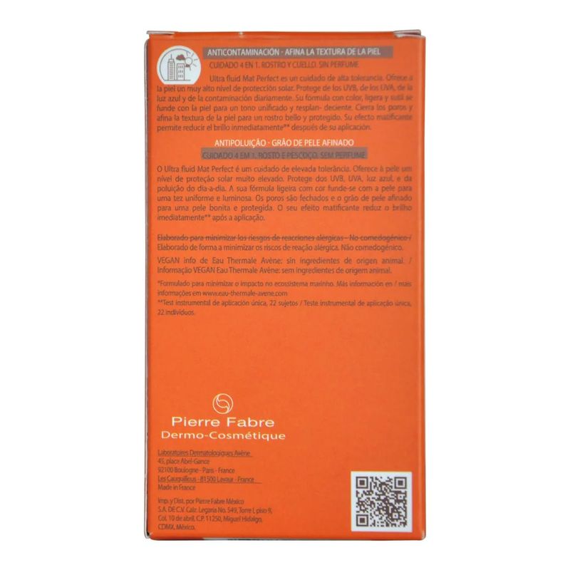 Protector-Solar-Avene-Ultra-Fluid-Oil-Control-Mat-Perfect-50-mL