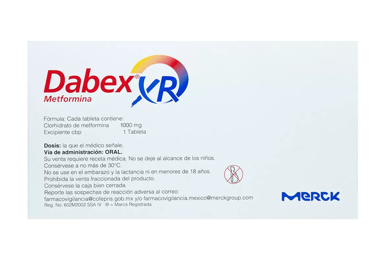 DabexXR1000mg30Tabletas