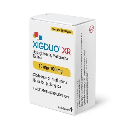 XigduoXR10mg1000mg28Tabletas