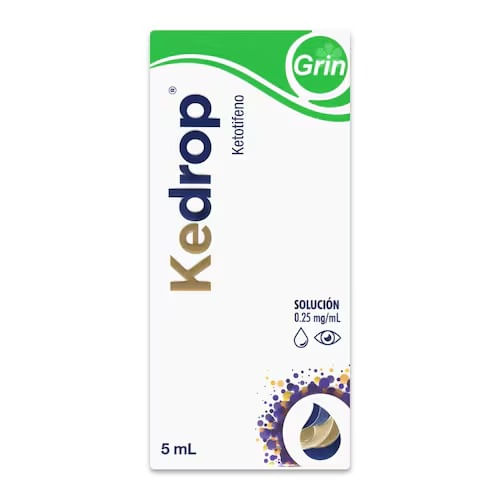 Kedrop Solucion 0.25 mg Gotas Oftalmicas Frasco con 5 mL