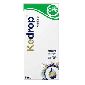 Kedrop Solucion 0.50 mg Gotas Oftalmicas Frasco con 5 mL