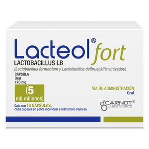 Lacteol Fort 5 Mil Millones 16 Capsulas