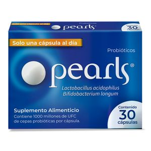 Pearls Probioticos 1,000 Millones de UFC 30 Capsulas