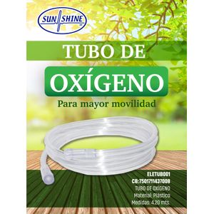 Tubo de Oxigenio Sunshine 4.20 mts 1 Pieza