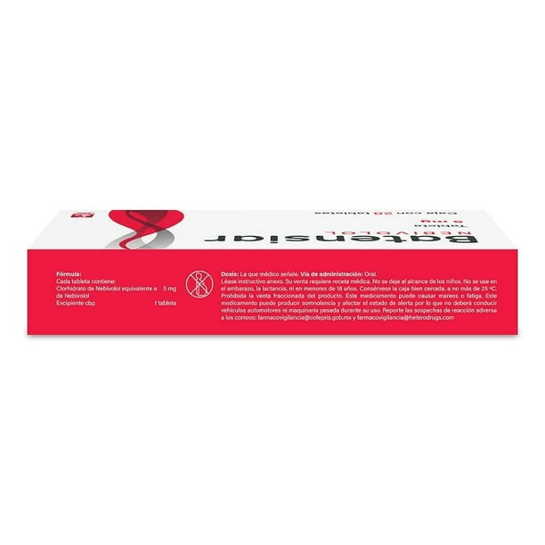 Batensiar5mg28Tabletas