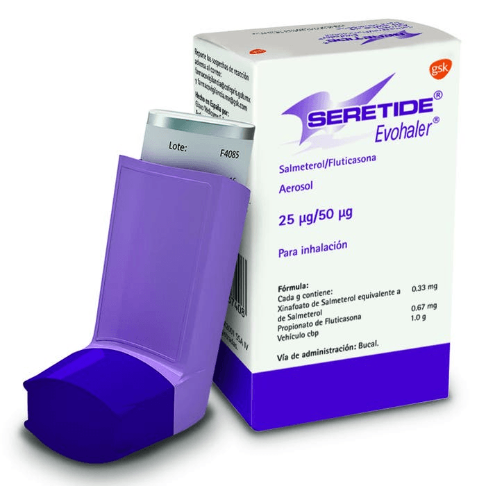 SeretideEvohaler25mcg50mcg120Dosis