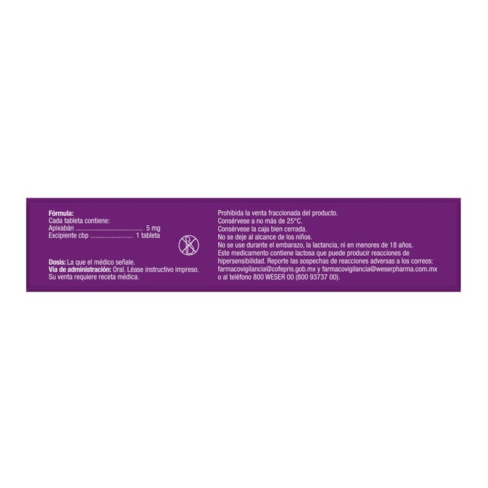 Prasucor5mg60Tabletas