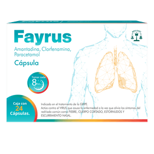 Fayrus 300 mg / 50 mg / 3 g 24 Tabletas