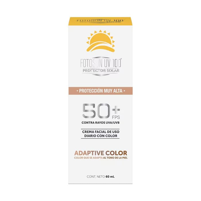 Protector-Solar-Fotosun-UV-100-Adaptative-Color-FPS50--60-mL