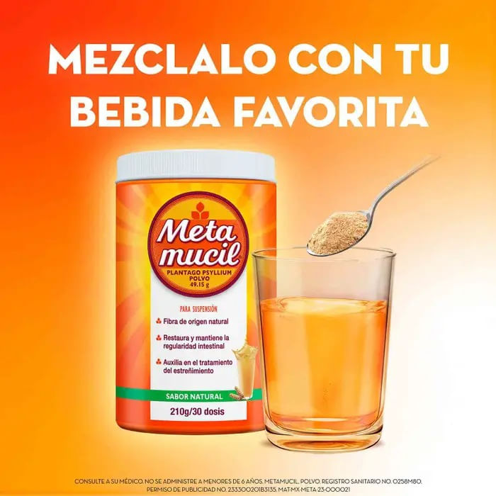 MetamucilNatural210g30Dosis