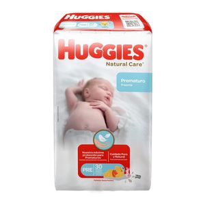 Huggies Natural Care Prematuro 30 Piezas