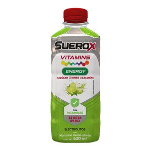 Suerox Vitamins Energy Manzana Verde Limon 630 mL
