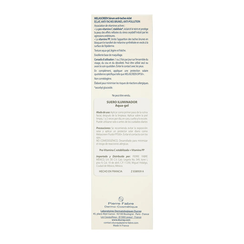 Melascreen-Suero-Iluminador-Antimanchas-Ducray-40-mL