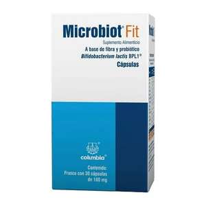 Microbiot Fit 180 mg Suplemento Alimenticio 30 Capsulas