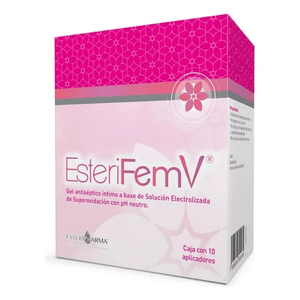 EsteriFemV Gel Antiseptico Intimo 10 Aplicadores 5 g