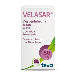 Velasar 50 mg 30 Tabletas Liberacion Prolongada
