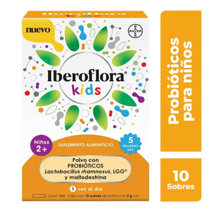 Iberoflora Kids Suplemento Alimenticio 10 Sobres de Polov con 2 g c/u