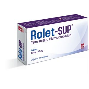 Rolet-SUP 80 mg / 25 mg 14 Tabletas