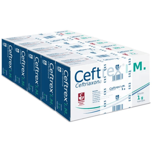 Ceftrex I.M. Solucion Inyectable 1 g 5 Pack