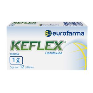 Keflex 1 g 12 Tabletas