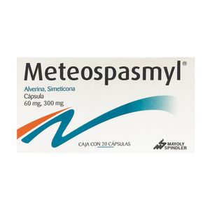 Meteospasmyl 60 mg / 300 mg 20 Capsulas