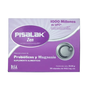 Pisalak Zen Suplemento Alimenticio 1000 Millones UFC 30 Capsulas