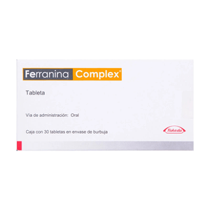 Ferranina Complex 220 mg / 350 mcg 30 Tabletas