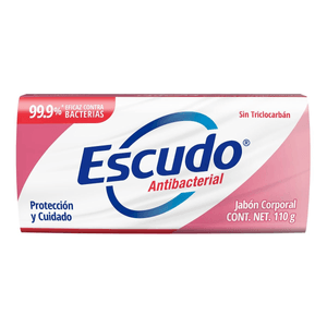 Jabon Escudo Rosa Antibacterial Proteccion y Cuidado 110 g