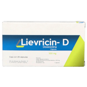 Lievricin-D 100 mg 28 Capsulas