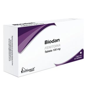 Biodan Fenitoina 100 mg Bioresearch 50 Tabletas