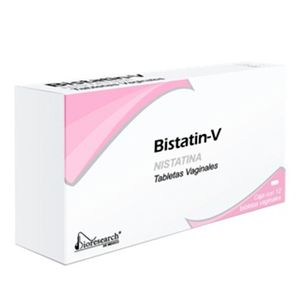 Bistatin-V Nistatina Bioresearch 12 Tabletas Vaginales