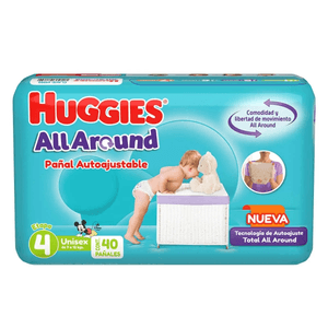 Huggies All Around Etapa 4 Grande 40 Piezas