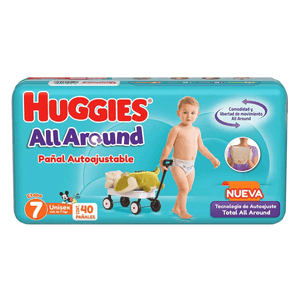 Huggies All Around Etapa 7 Unisex 40 Piezas
