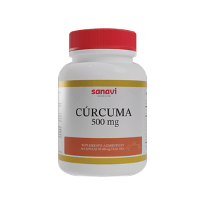 Curcuma 500 mg Suplemento Alimenticio Sanavi 60 Capsulas