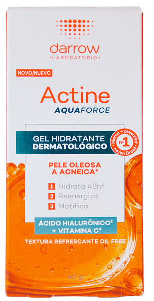 Gel Hidratante Dermatologico Actine Aquaforce Darrow Piel Oleosa a Acneica 40 g