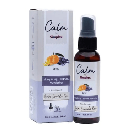 Aceites Esenciales Calm By Simplex Spray Lavanda-Mandarina 60 mL ...
