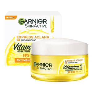 Crema Hidratante Garnier Express Aclara Anti-Manchas 50 mL