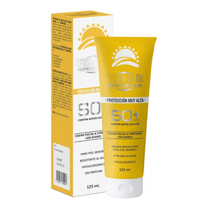 Protector Solar Fotosun UV 100 Crema Facial y Corporal FPS50+ 125 mL