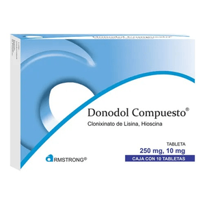 Donodol Compuesto 250 mg / 10 mg 10 Tabletas