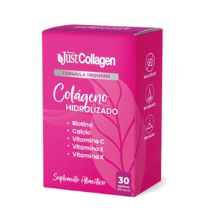 Colageno Hidrolizado Just Collagen Suplemento Alimenticio 30 Capsulas